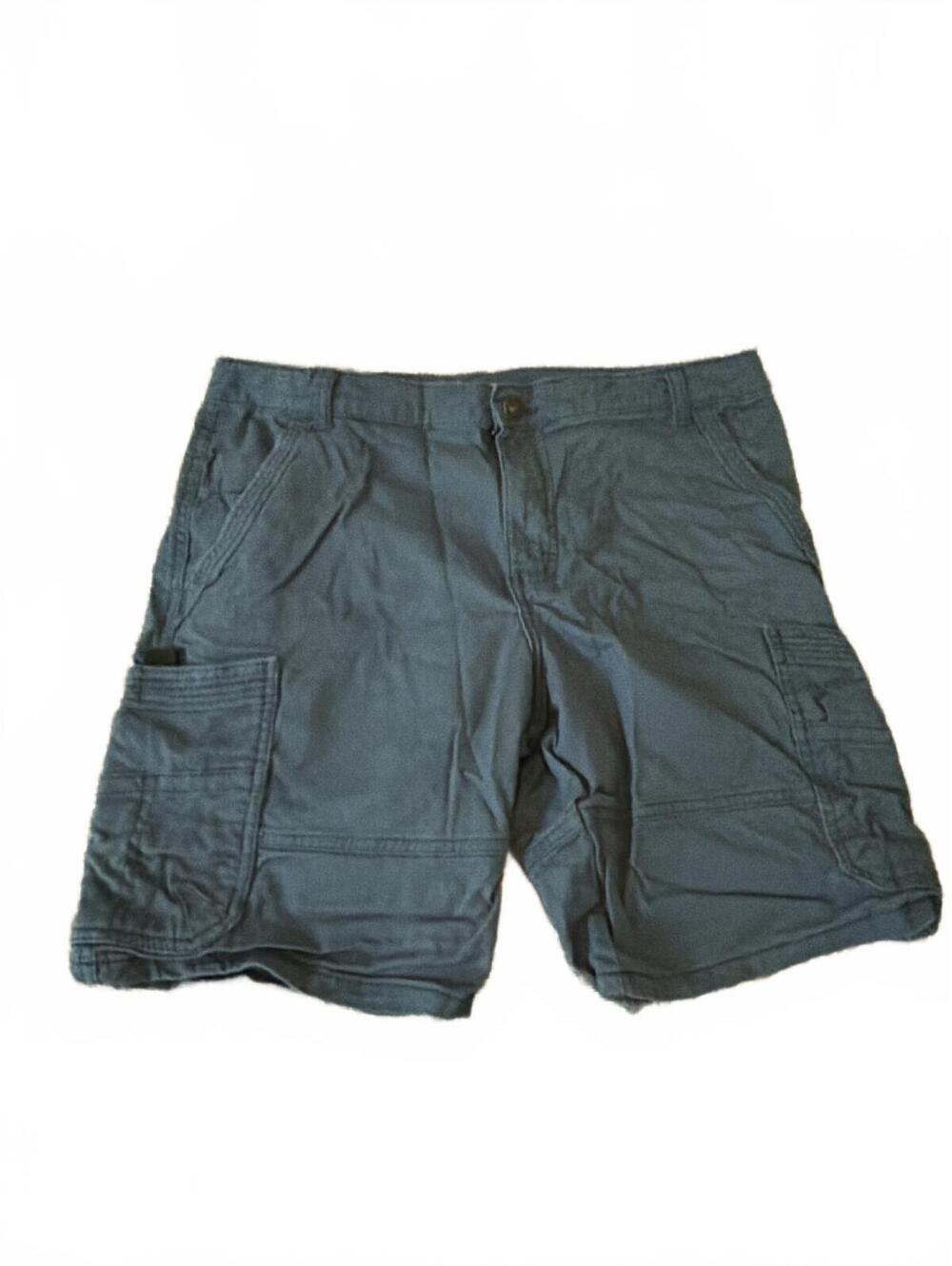 Wrangler Boys 16 Husky Classic Straight Cargo Shorts - Navy Blue